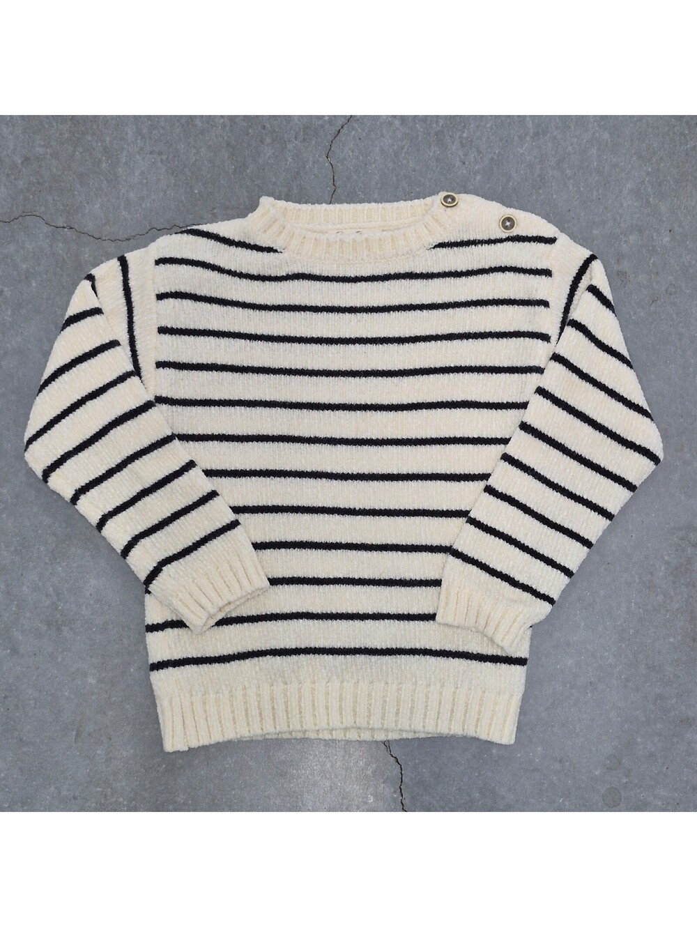 Jessica Simpson Kids Striped Crew Neck Sweater